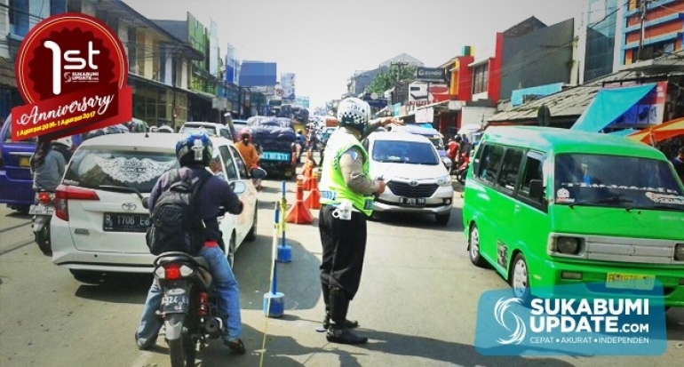 Kepadatan masih Terjadi di Depan PSM Cicurug Kabupaten Sukabumi