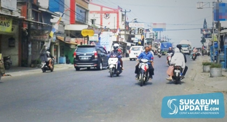 Info Lalin Minggu 6/8, Arus Lalin Cicurug Kabupaten Sukabumi Lancar