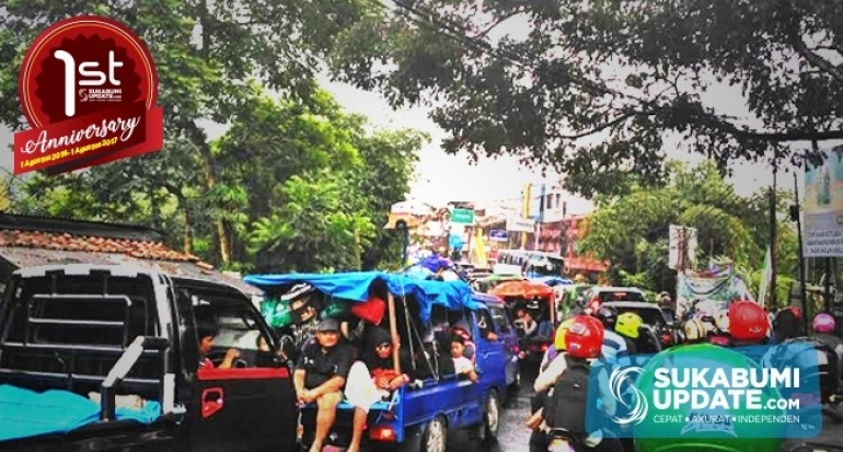 Info Lalin Rabu 18/6 Pukul 17.45 WIB, Sukabumi Menuju Bogor padat