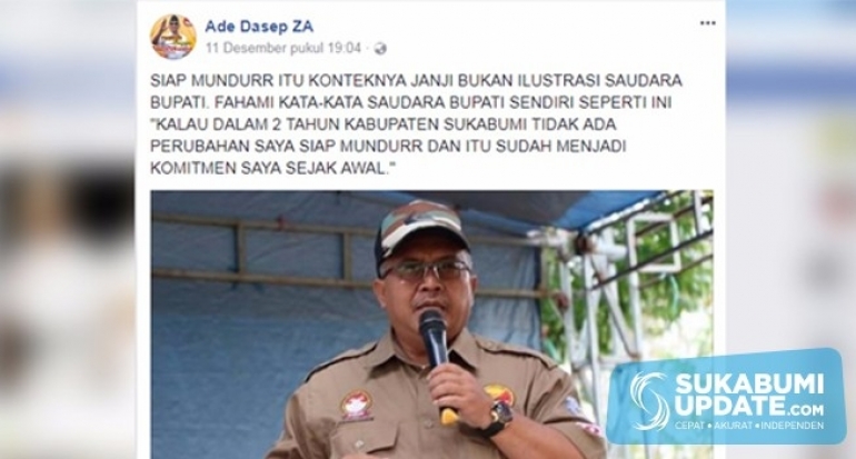  Fiks! Ade Dasep tak Mau Dukung #2tahunmundur
