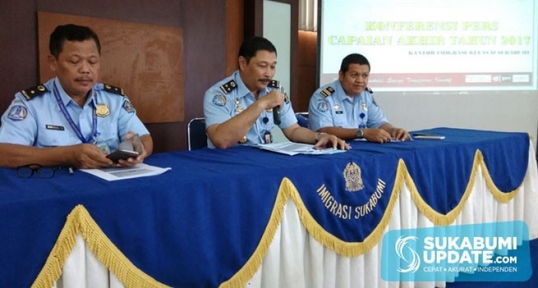 Kantor Imigrasi Sukabumi Pulangkan 55 WNA