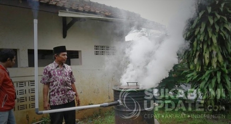 Belajar dari Youtube Ketua RW di Kota Sukabumi Ciptakan Kompor Sampah