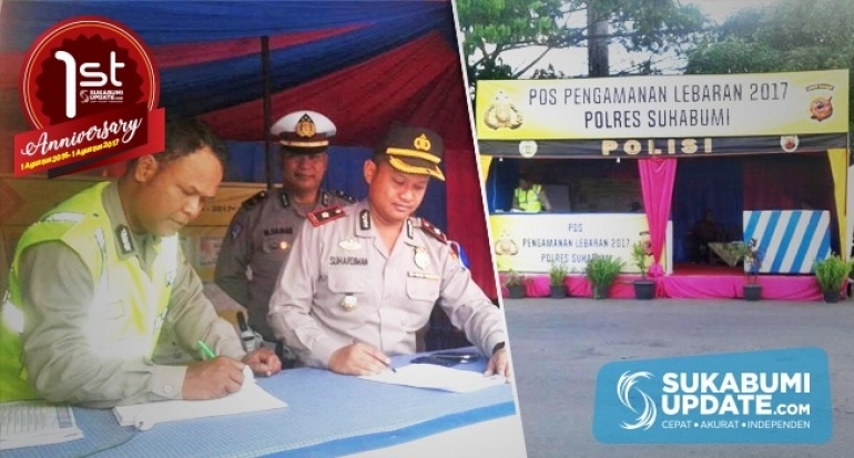 Polsek Cicurug Kabupaten Sukabumi Dirikan Pos PAM, Ada Rest Area dan Refleksi 