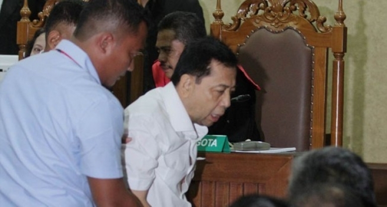 Usai Sidang E-KTP, Setya Novanto Bantah Terima Uang US$ 7,3 Juta