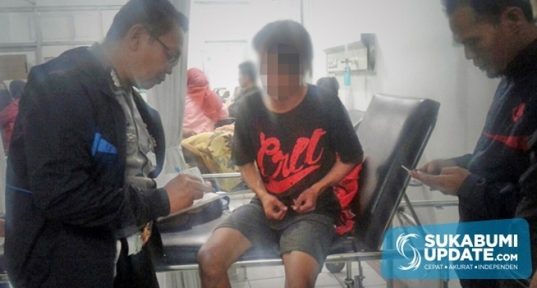 Duh, Pemuda Dipukuli dan Digilas Motor di Gang Kebonkalapa Kota Sukabumi