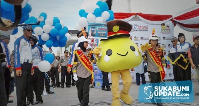 Polres Sukabumi Kota Launching e-Moci