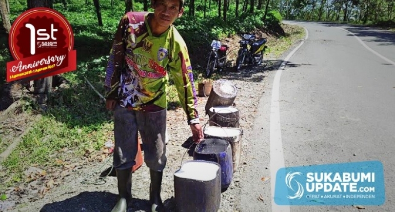 Upah Minim dan Bonus 2 Tahun Belum Cair, Buruh Sadap Karet Cikaso Kabupaten Sukabumi