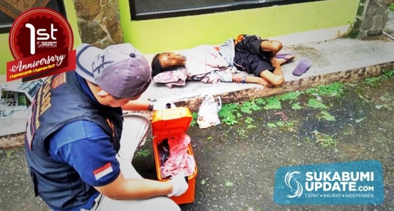 Ditemukan Mayat Tanpa Identitas di Halaman Gerai Dekranasda Kabupaten Sukabumi