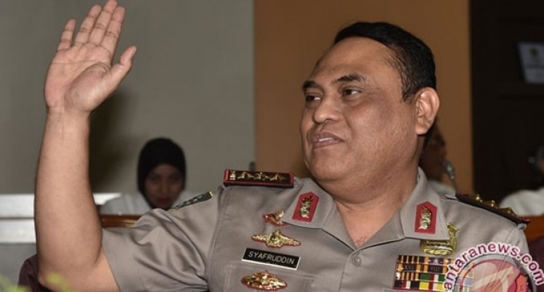 Komjen Syafruddin Jabat Wakapolri