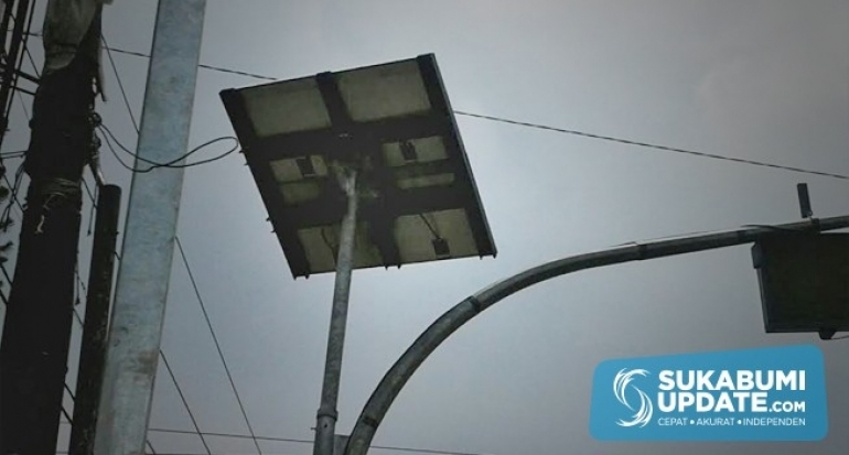 Dukung Program Kampung Caang, Dishub Kota Sukabumi Manfaatkan Tenaga Matahari