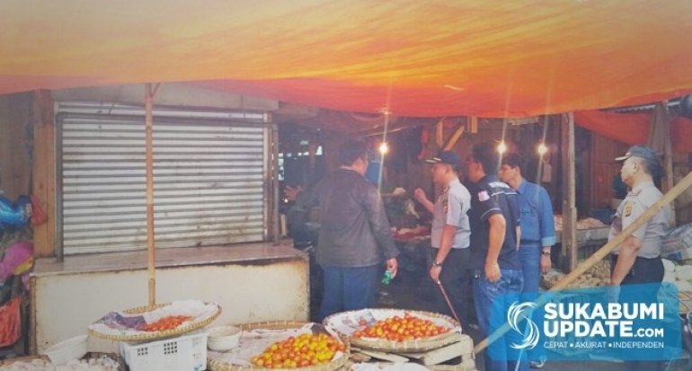 Kapolresta Sukabumi Pantau Langsung Keamanan Sejumlah Pasar
