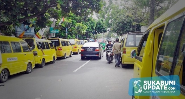 Dihadang Ojek, Sopir Angkot Trayek 15 Datangi Dishub Kota Sukabumi