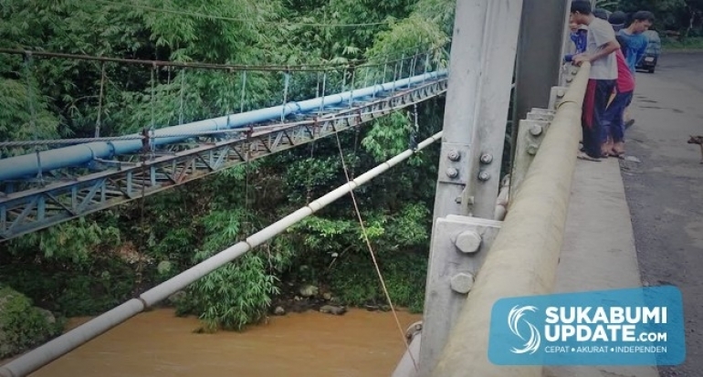 Rahmat Hidayat Warga Ubrug Kabupaten Sukabumi Diduga Hanyut di Sungai Citatih