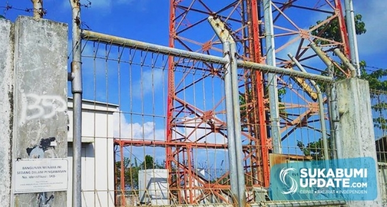 Indosat Penyewa Tower Milik TBG di Cigebang Kabupaten Sukabumi