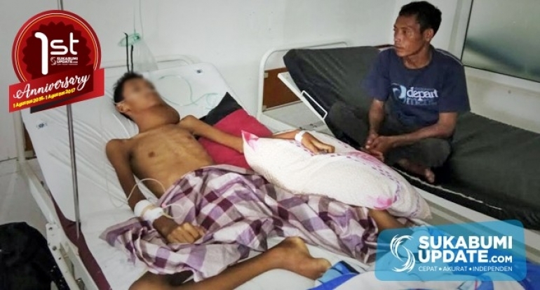 Kondisi Risman, Warga Kampung Tegalpanjang Kabupaten Sukabumi Memburuk