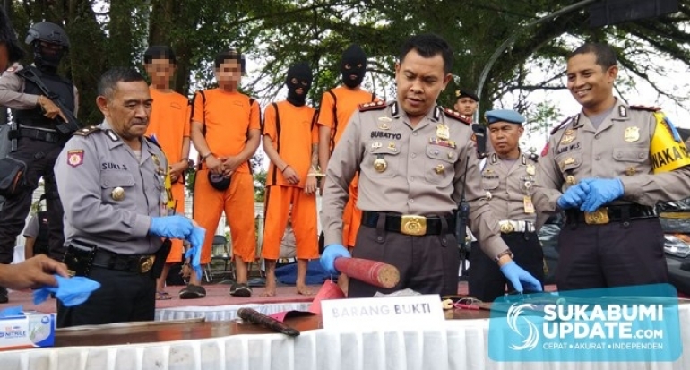 Ini Kronologis Lima Orang Terlibat Kekerasan di Kota Sukabumi