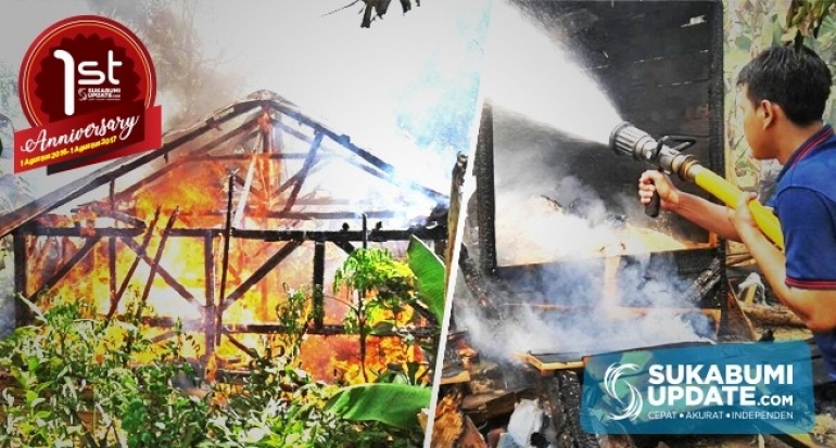 Lagi, Api Beraksi Warga Kampung Cibodas Kabupaten Sukabumi Jadi Korban