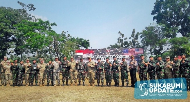 Ciemas Kabupaten Sukabumi Jadi Ajang Latihan Pasukan TNI AD dan US Army