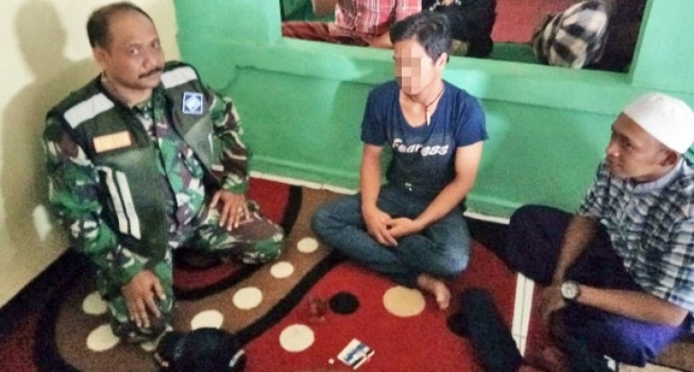 Cari Ustad, Pria Ini Diamankan di Polsek Parungkuda Polres Sukabumi