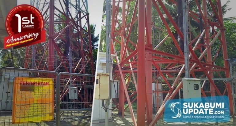 Warga Cikangkung Kabupaten Sukabumi Nonaktifkan Tower PT Teledyno Karya Utama