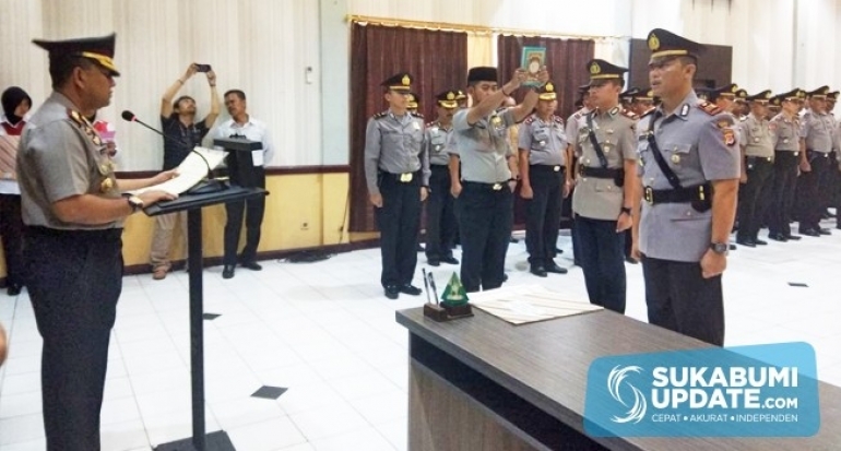 Kasatreskrim Polres Sukabumi Ganti, Kapolres Beri Pesan Khusus