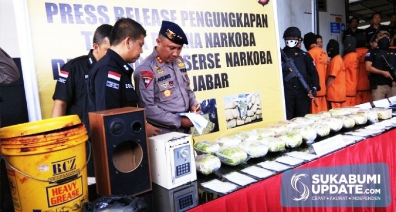 Terungkap ! Puluhan Kilogram Sabu Asal Thailand Masuk ke Indonesia Lewat Jalur Ini