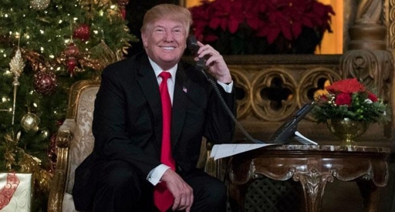 Hari Natal Bersama Anak-Anak, Trump: Saya ingin Perdamaian