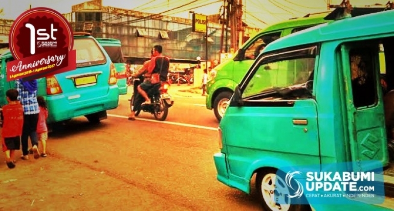 Info Lalin Rabu 14/6 Cisaat Kabupaten Sukabumi Padat Merayap