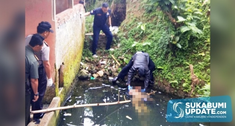 Usai Ngamuk, Pria Ini Tewas Ceburkan Diri di Kolam WC Umum Rawasalak Kota Sukabumi