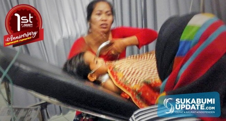 Lagi Main Kelereng, Bocah Enam Tahun Digorok Saudara Sendiri di Sukakarya Kota Sukabumi