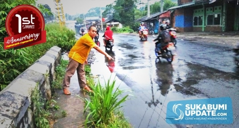 Rumah Hampir Ambruk, Warga Selakopi Kabupaten Sukabumi Minta Perbaikan Jembatan Tak Asal-asalan