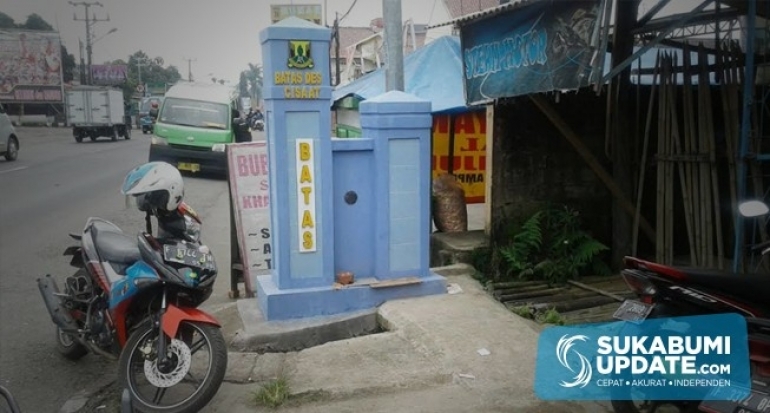 Sadar Bangun Tugu di Atas Trotoar, Kades Cisaat Kabupaten Sukabumi Minta Maaf