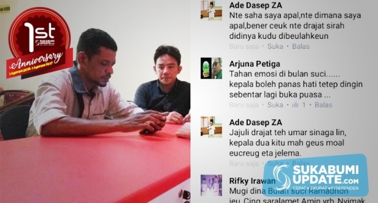 Sebab Komentar Facebook, Anggota F-Gerindra DPRD Kabupaten Sukabumi Dipolisikan