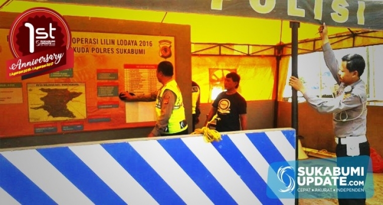 Polsek Parungkuda Kabupaten Sukabumi Mulai Dirikan Pospam Ramadhaniya 2017