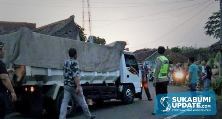 Ini Pengakuan Sopir Truk Terguling di Cibitung Kabupaten Sukabumi