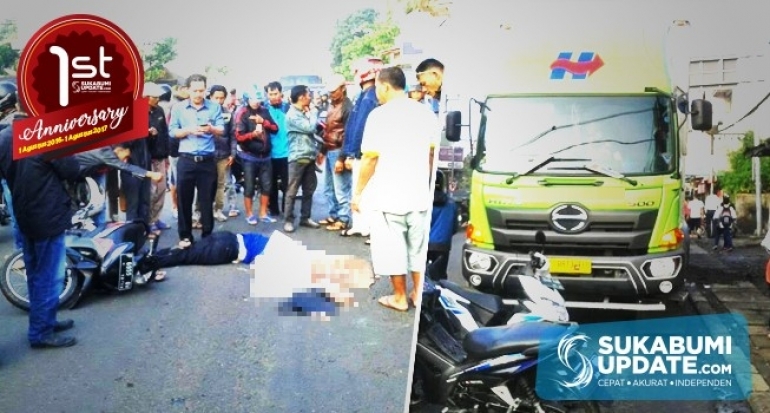 Tronton vs Sepeda Motor, Ronal Ivand Situmorang Warga Lebak Sinyar Kabupaten Sukabumi Tewas di Tempa