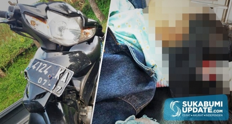 Menyebrang, Pejalan Kaki Tewas Tertabrak Motor di Cicurug Kabupaten Sukabumi
