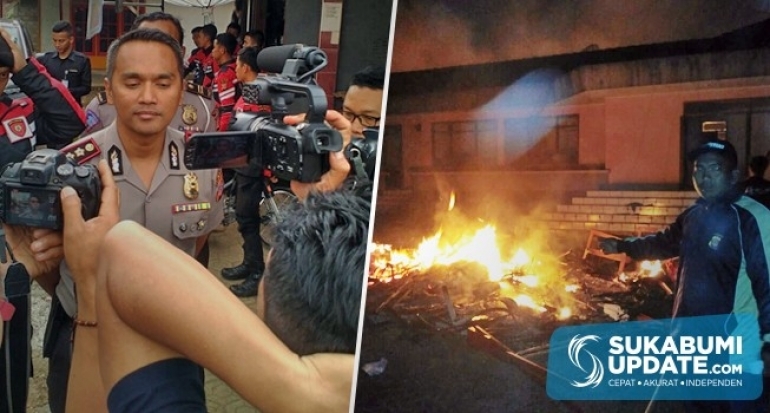 Tragedi di PT. SNN Pasirdatar Kabupaten Sukabumi, Beberapa Asset Perusahaan Hancur