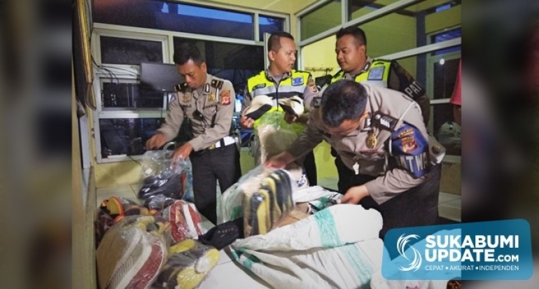 Tiga Karung tidak Bertuan Diamankan Satlantas Polres Sukabumi Kota, Apa Isinya?