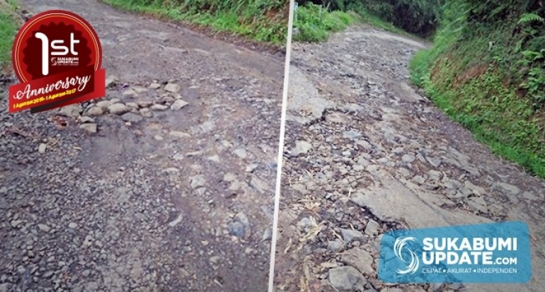 Warga Minta Diaspal, Jalan Penghubung Desa Cijangkar-Bojongkalong Kabupaten Sukabumi