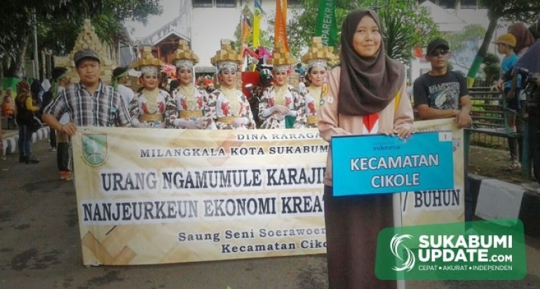 Helaran Seni Budaya, Satlantas Polres Sukabumi Kota Lakukan Rekayasa Lalin