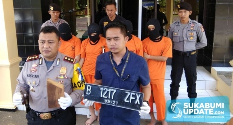 Peran 3 Tersangka Asal Sukabumi Dibalik Pembuhuhan Sopir Taksi Online di Cisolok