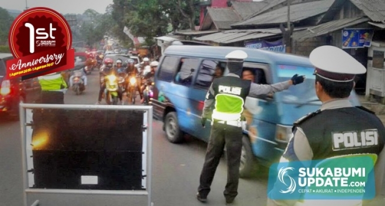 Info Lalin Senin 26/6 Pukul 17.45 WIB, Bogor Menuju Sukabumi Padat