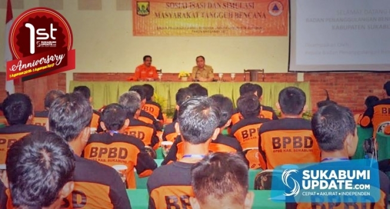 BPBD Kabupaten Sukabumi Siagakan Anggota dan Relawan