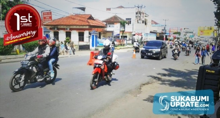 Info Lalin Rabu 28/6 Pukul 12.17, Arus Balik Wisata Meningkat di Jalur Cicurug Kabupaten Sukabumi