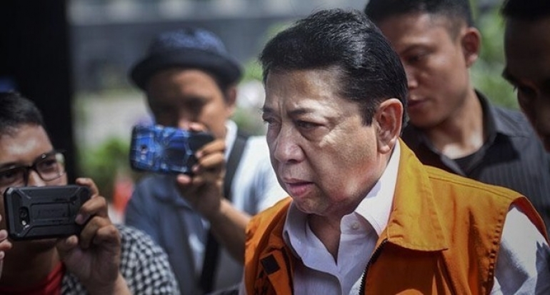 Penghuni Baru Bertambah di Rutan KPK, Setya Novanto: Bantu Ngepel