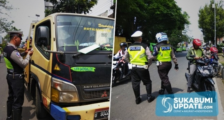 Sebanyak 691 Kendaraan Terjaring dalam Operasi Zebra di Kota Sukabumi