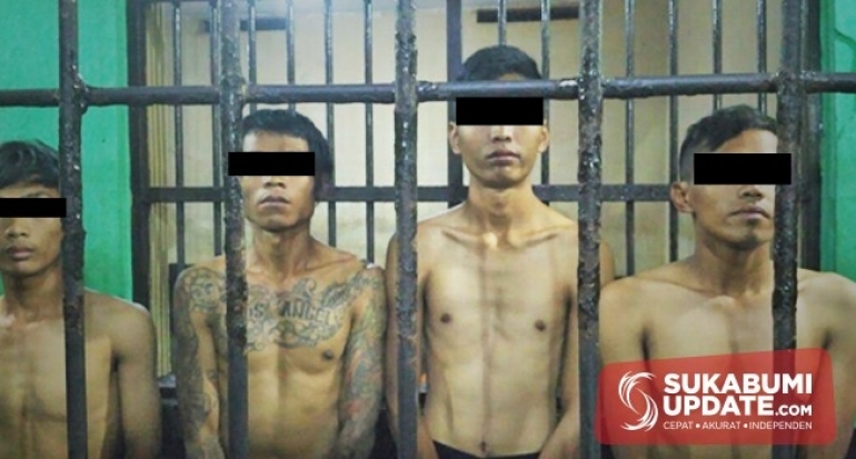 Tersangka Perusakan Terminal Dibekuk Polresta Sukabumi