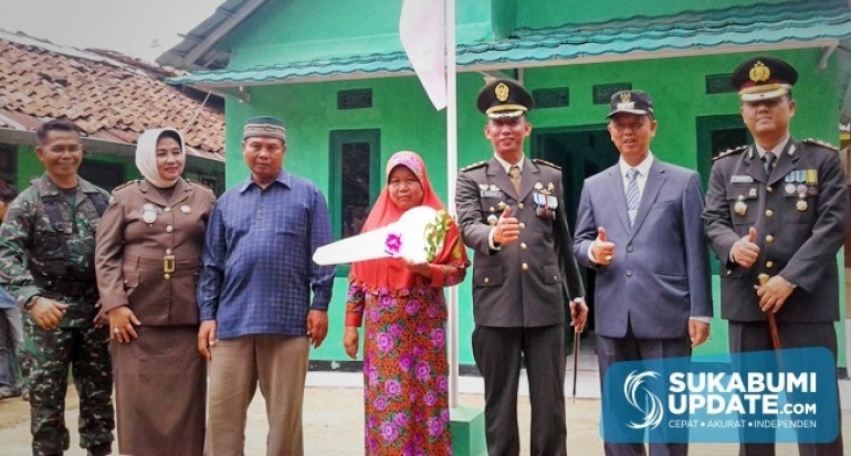 Dandim 0607 Kota Sukabumi Resmikan Rumah Mak Cacih