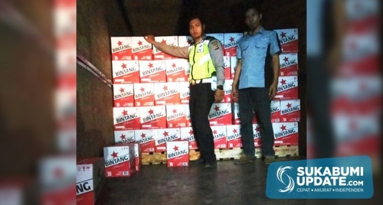Pengiriman Puluhan Ribu Botol Bir ke Sukabumi Digagalkan